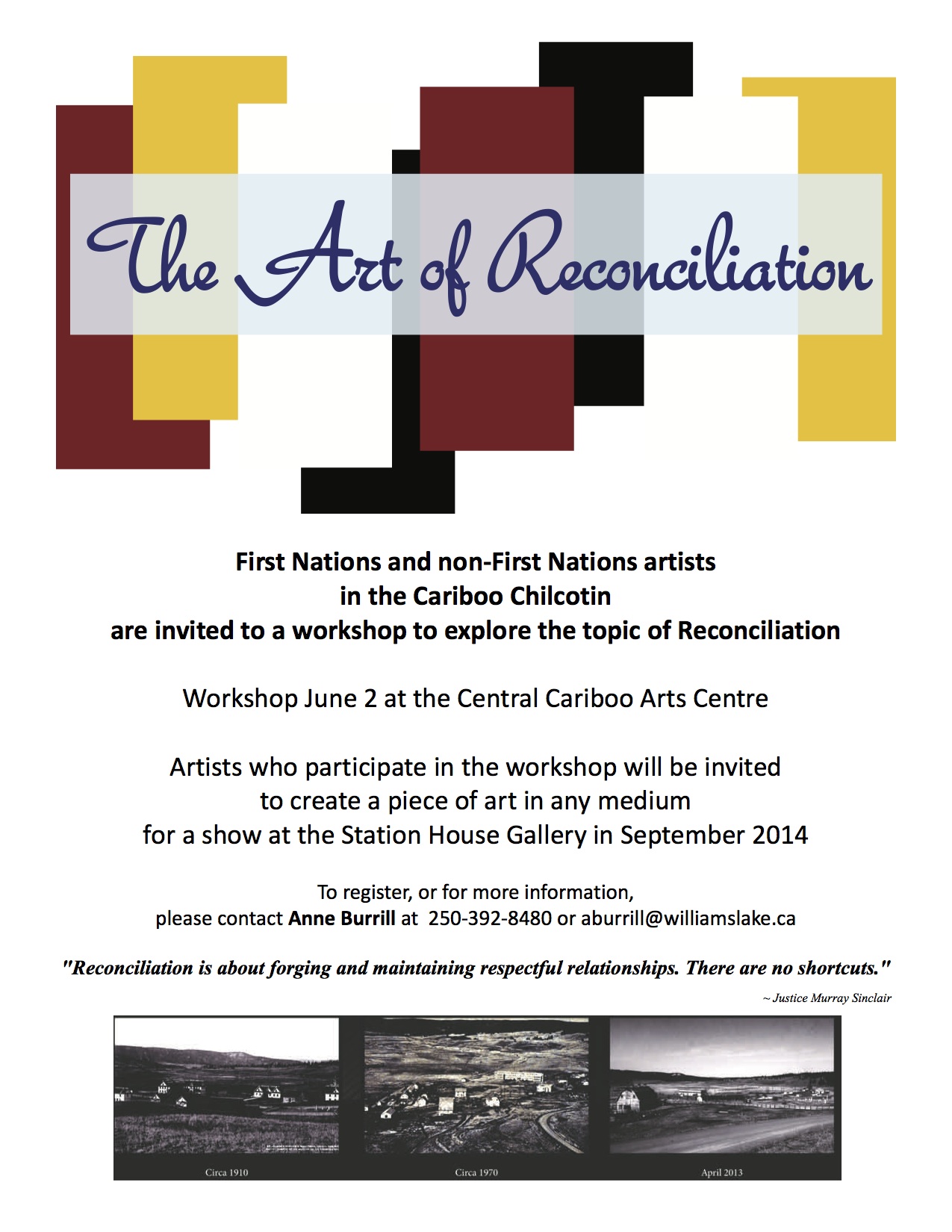 May '14 The Art of Reconciliation Workshop Call for May 12th - Station 